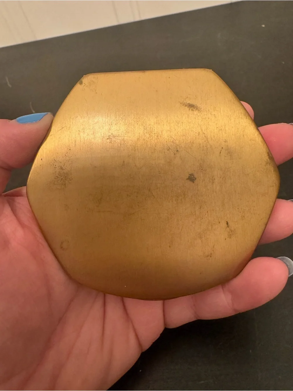 Vintage Antique Elgin American Powder Compact Gazelle Deer